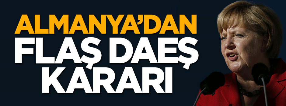 Almanya'dan Suriye'ye girme kararı