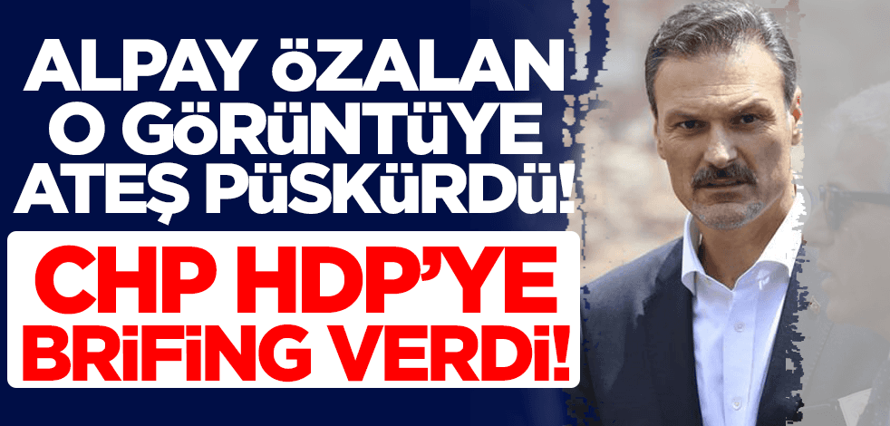 Alpay Özalan ateş püskürdü: CHP, PKK'nın çıkardığı yangınlar için HDP'ye brifing verdi!
