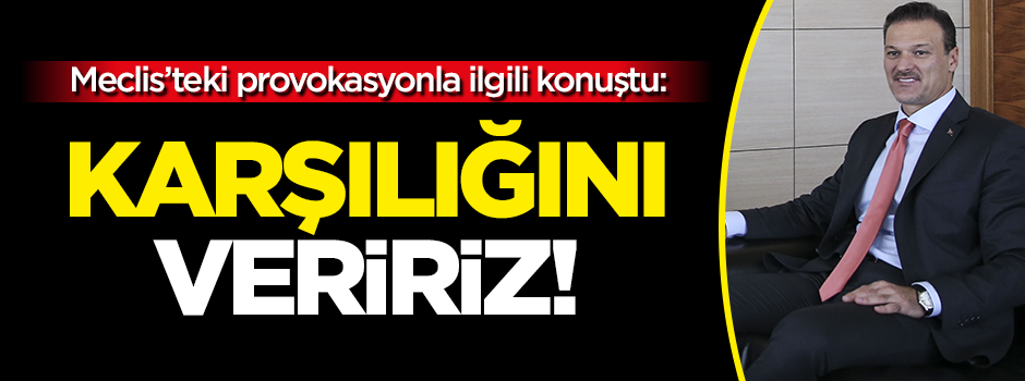 Alpay Özalan Meclis'teki provokasyonla ilgili konuştu: Karşılığını veririz