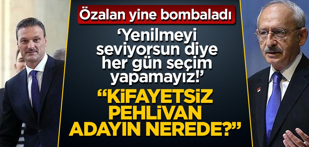 Alpay Özalan: Yenilmeyi seviyorsun diye her gün seçim yapamayız