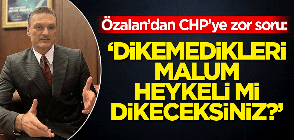 Alpay Özalan'dan Aykut Erdoğdu'ya zor soru: Dikemedikleri malum heykeli mi dikeceksiniz?