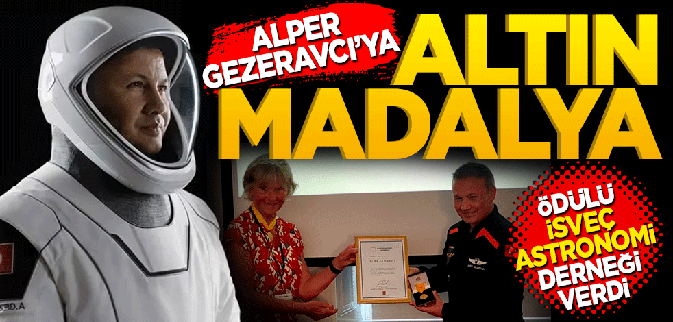 Alper Gezeravcı'ya İsveç’ten altın madalya