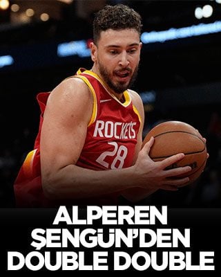 Alperen Şengün’den double double