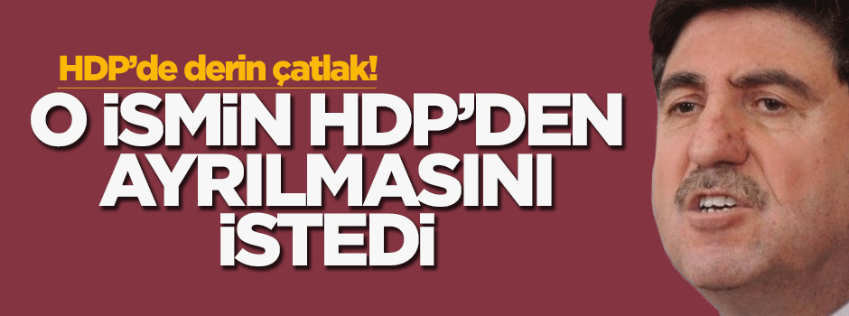 Altan Tan: Levent Tüzel HDP'den ayrılmalı