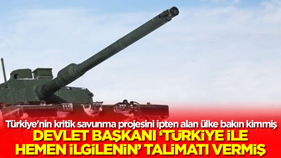 Altay Tankı projesini ipten alan ülke bakın kimmiş! Devlet Başkanı 'Türkiye'ye hemen yapın' talimatı vermiş