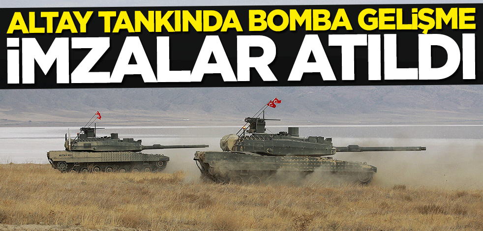 Altay Tankında bomba gelişme! Kritik parça geliştirildi