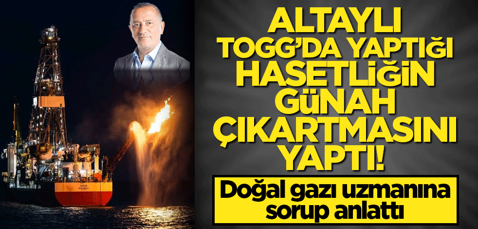 Altaylı Togg'da yaptığı hasetliğin günah çıkartmasını yaptı! Doğal gazı uzmanına sorup anlattı