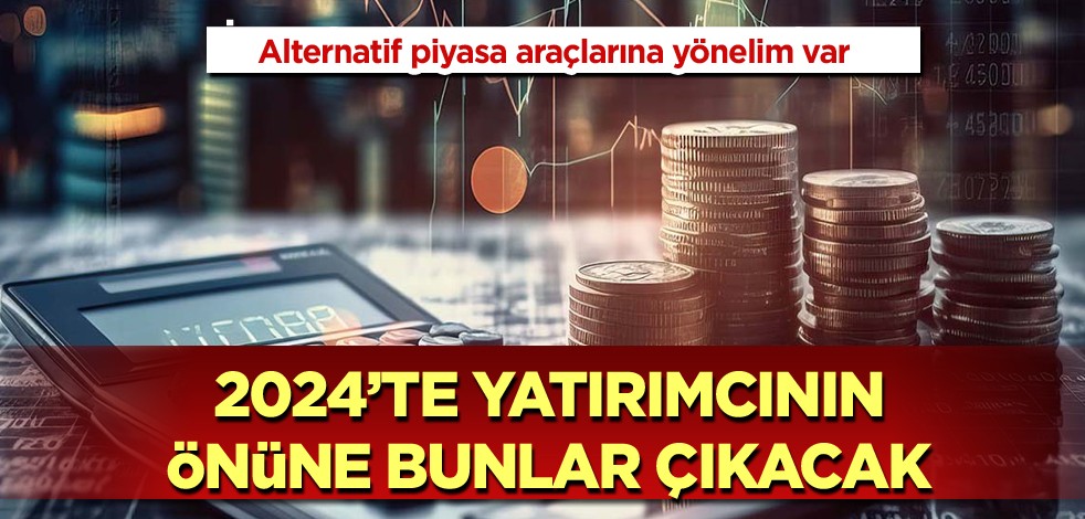 Alternatif piyasa araçlarına yönelim var! 2024 yılında yatırımcının önüne bunlar çıkacak
