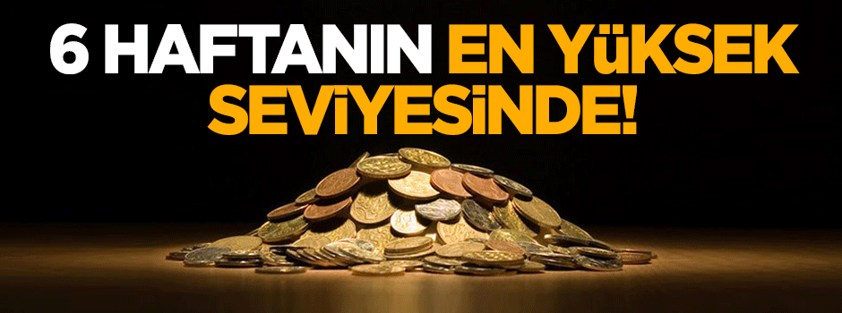 Altın 6 haftanın en yükseğinde