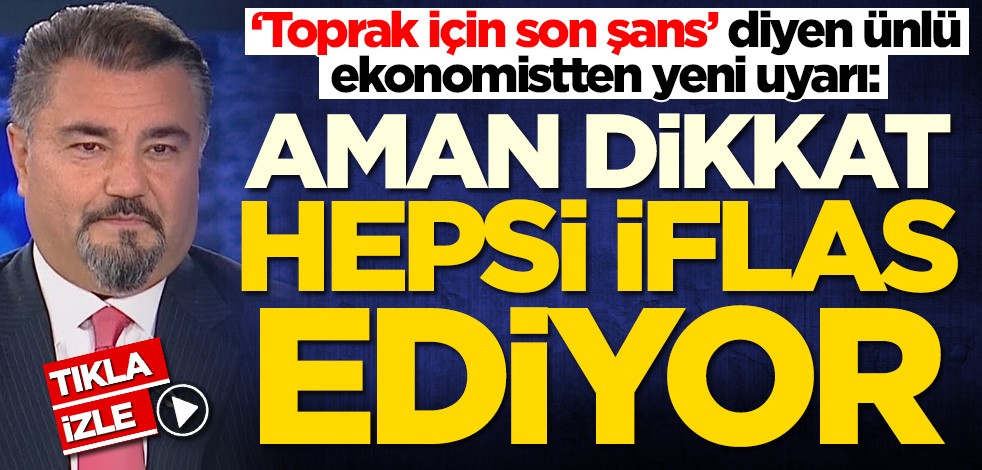 'Altın alın, toprak için son şans' diyen Kaan Sarıaydın'dan yeni uyarı: Aman dikkat