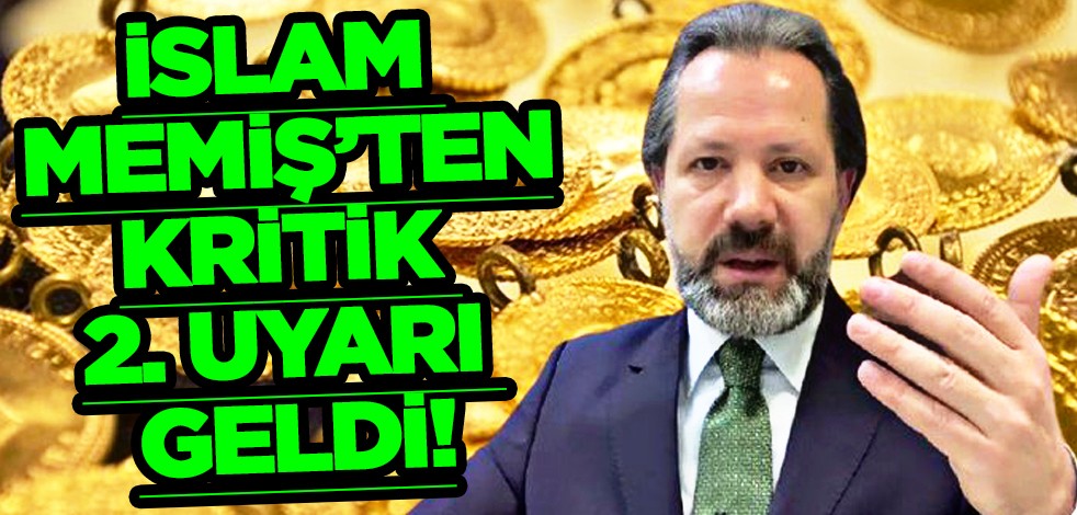 Altın, dolar, gümüş derken İslam Memiş borsaya girecekleri uyarmıştı haklı çıktı! Şimdi ikinci uyarı geldi: O rakama düşecek