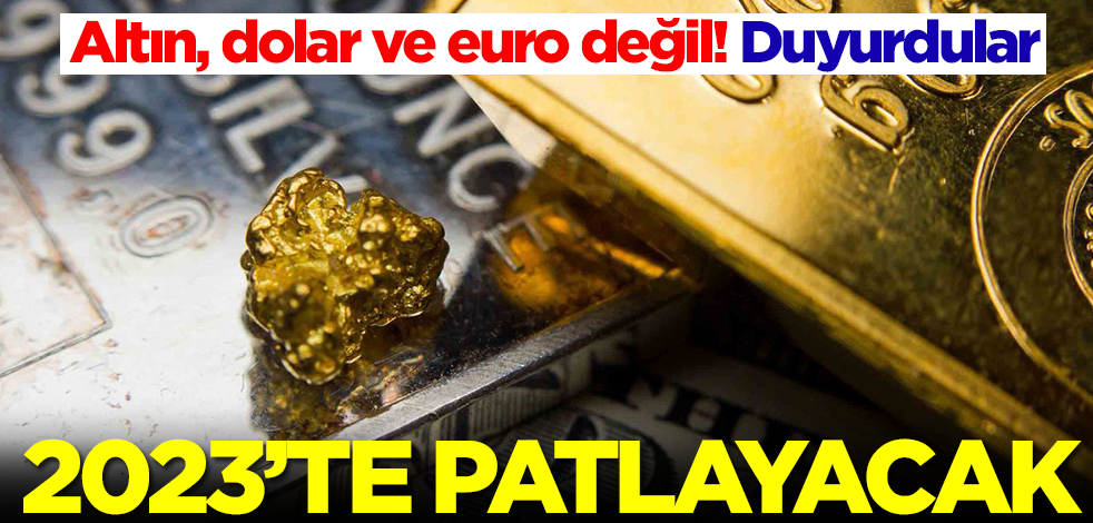 Altın, dolar ve euro değil! Duyurdular: Bu yatırım aracı 2023'te füze gibi uçacak