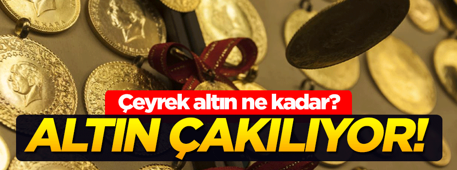 Altın düşüşe geçti! Çeyrek altının fiyatı...