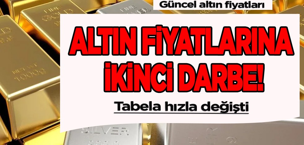 Altın fiyatları azalışta! Altın fiyatlarına 2. darbe: İkinci tur kararı sonrası şok fiyat, aniden değişti! Altının kilogramı geriledi