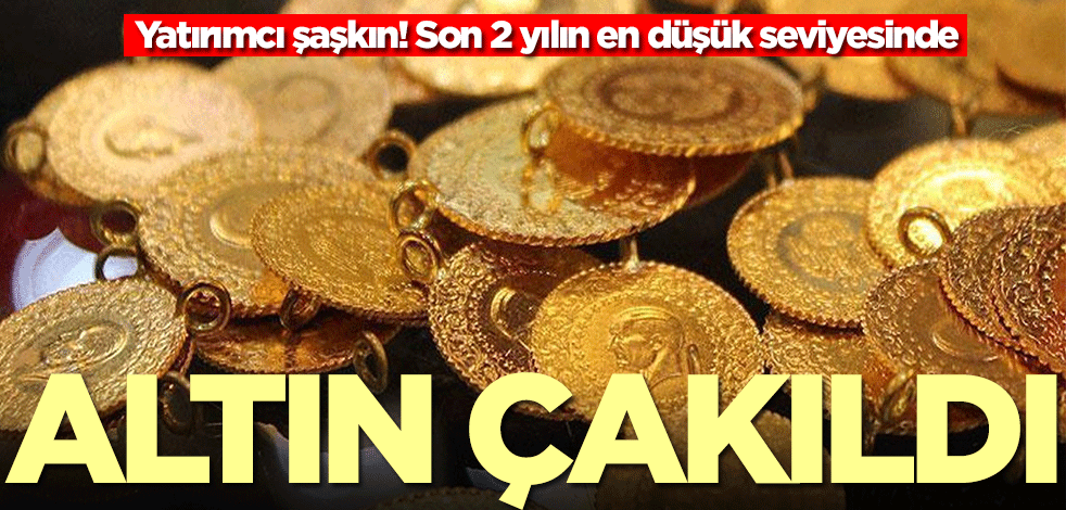 Altın fiyatları çakıldı! Yatırımcı şaşkın