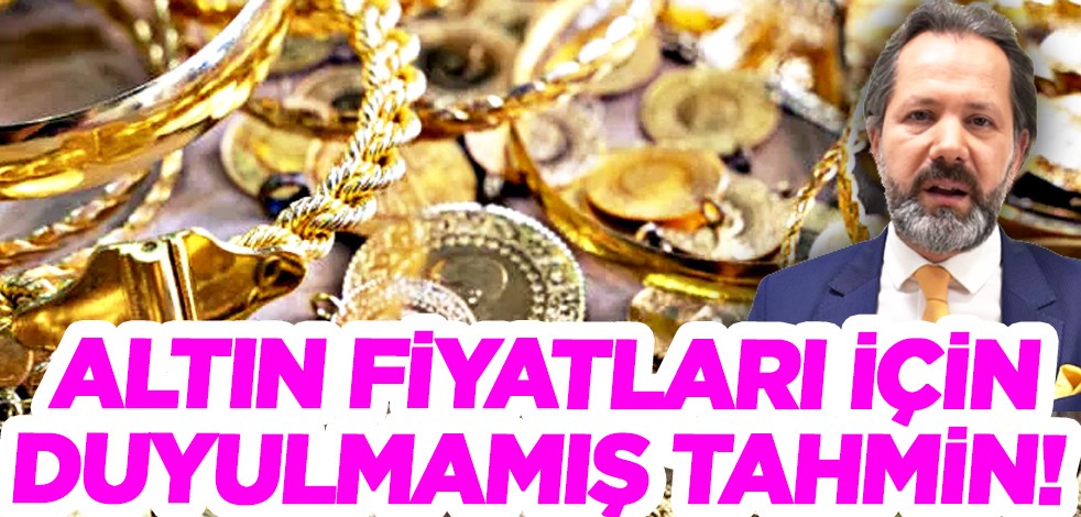 Altın fiyatları için duyulmamış tahmin! Ne 1200 ne 1300: İslam Memiş zirve tarihini açıkladı