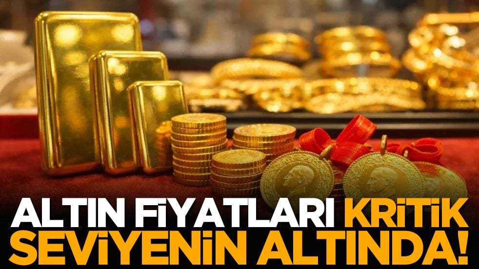 Altın fiyatları kritik seviyenin altında! 