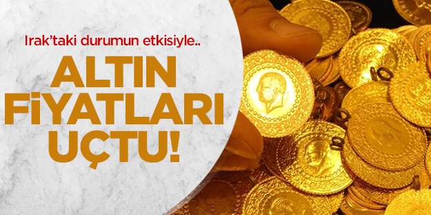 Altın fiyatları uçtu