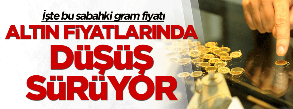 Altın fiyatlarında çöküş sürüyor