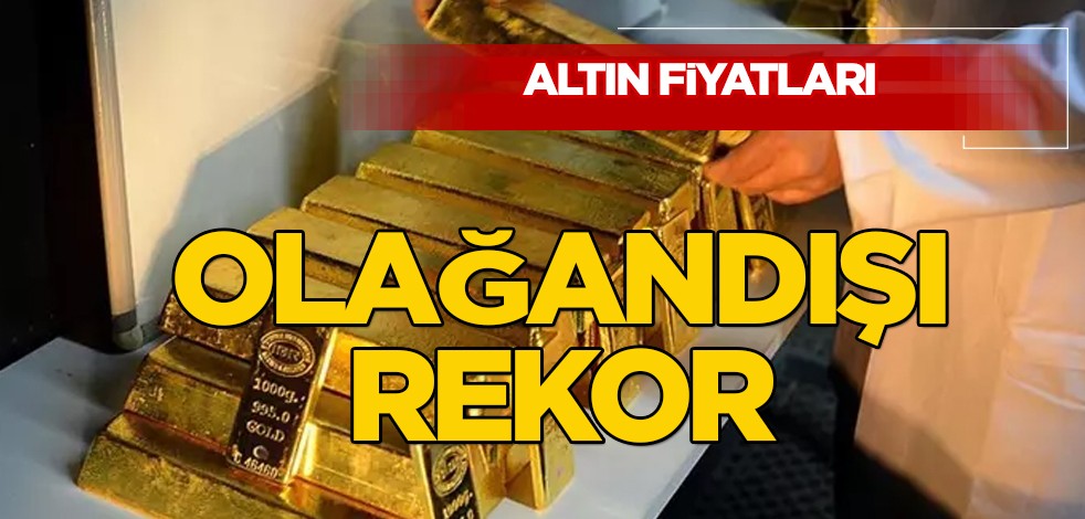 Altın fiyatlarında işte bu beklenmiyordu! Altın, dolar uyarıları sonrası olağandışı rekor gündem oldu! Altını olan yaşadı, Sadece yarım saatte...
