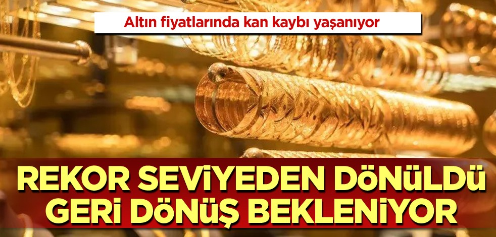 Altın fiyatlarında kan kaybı yaşıyor! Rekor seviyeden dönüldü geri dönüş bekleniyor