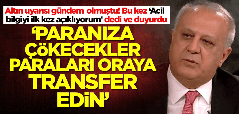 Altın için uyaran Ramazan Kurtoğlu bu kez 'Acil bilgi' diyerek duyurdu: Paranıza çökecekler, paranızı...