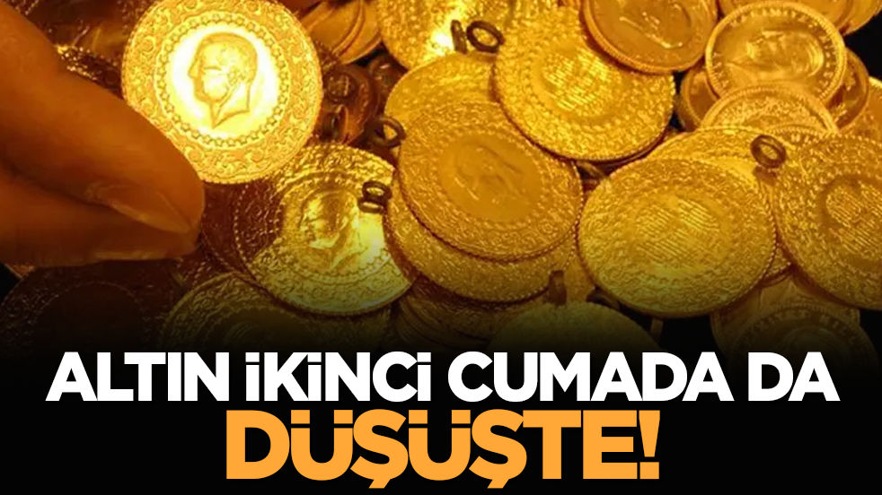 Altın ikinci cumada da düşüşte!