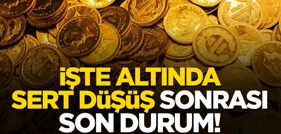 Altın, sert düşüş sonrası yatay seyrediyor!