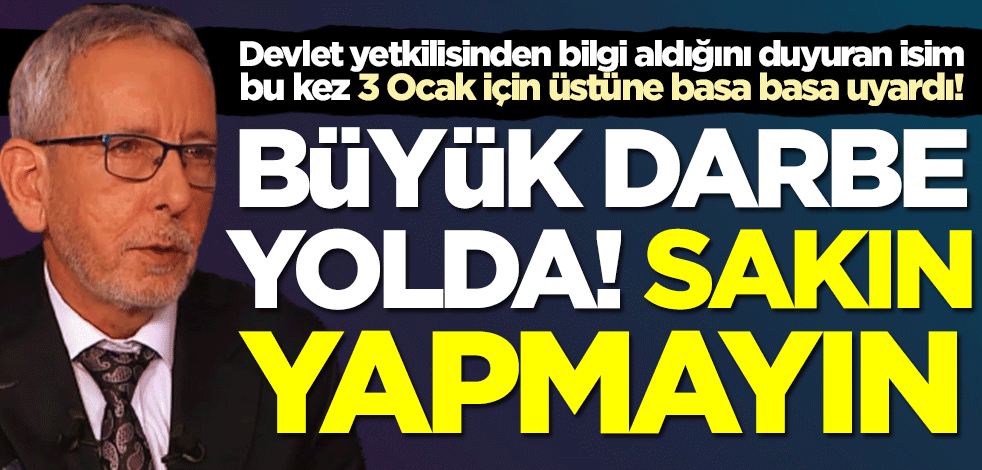 Altın ve dolar için ne dediyse çıkan Haluk Özdil'den 3 Ocak uyarısı: Büyük darbe yolda! Sakın...