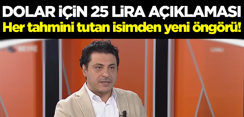 Altın ve dolar tahminlerinde hiç yanılmayan Mert Başaran'dan dolar için 25 lira açıklaması