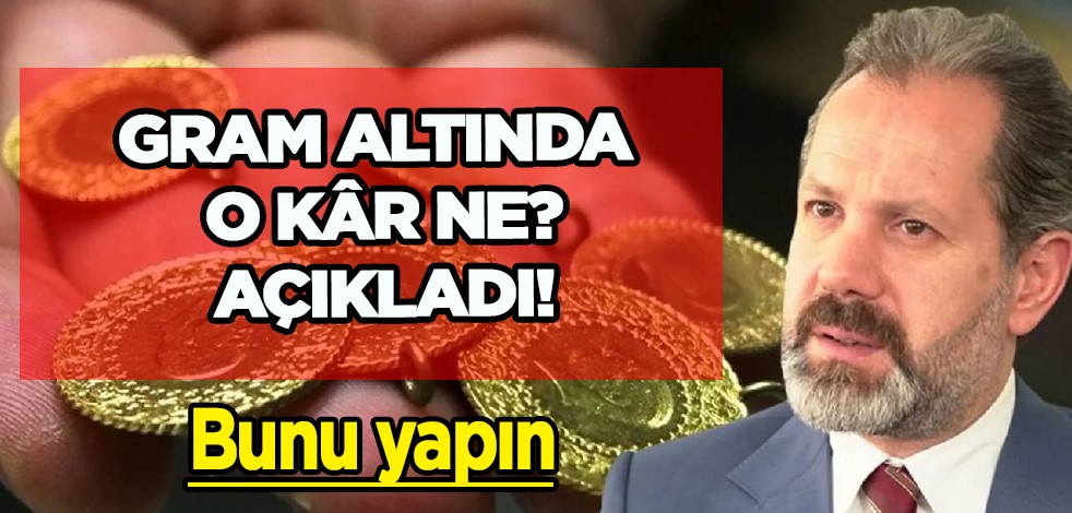Altın ve Para Piyasaları Uzmanı İslam Memiş 34 lira olacak diyerek açıkladı: O yatırım aracında bunu yapın