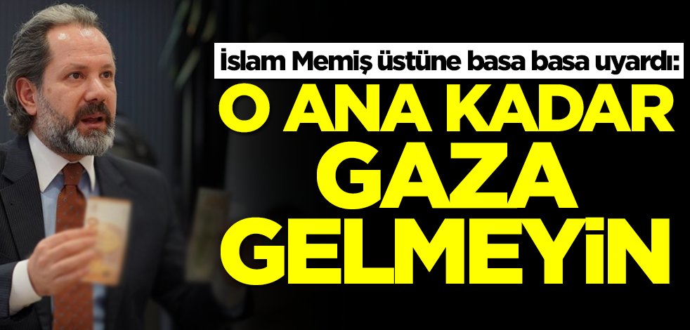 Altın ve Para Piyasaları Uzmanı İslam Memiş üstüne basa basa uyardı: O ana kadar gaza gelmeyin