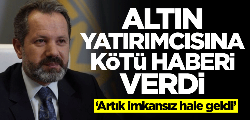 Altın yatırımcısına kötü haber! İslam Memiş az önce duyurdu