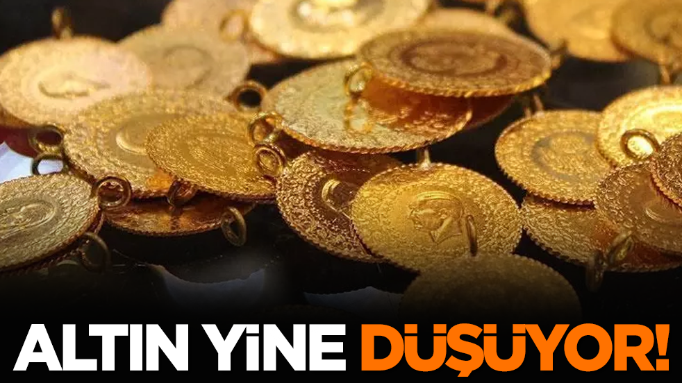 Altın yine düşüyor!