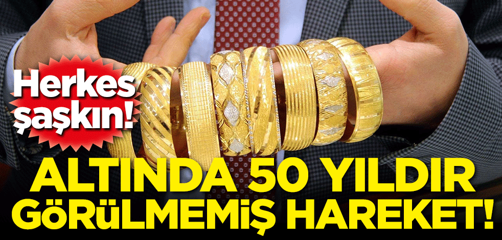 Altında 50 yıldır görülmemiş hareket! Herkes şaşkın