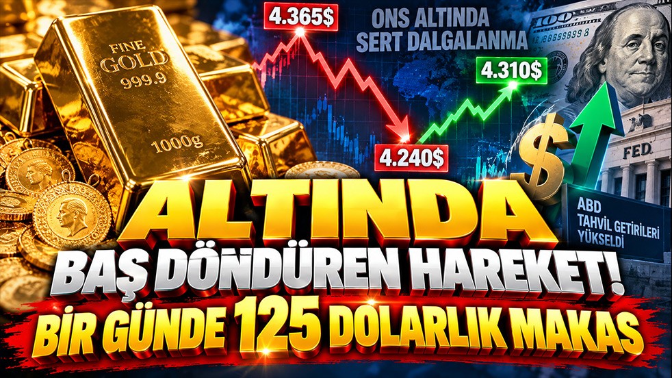 Altında baş döndüren hareket! Bir günde 125 dolarlık makas