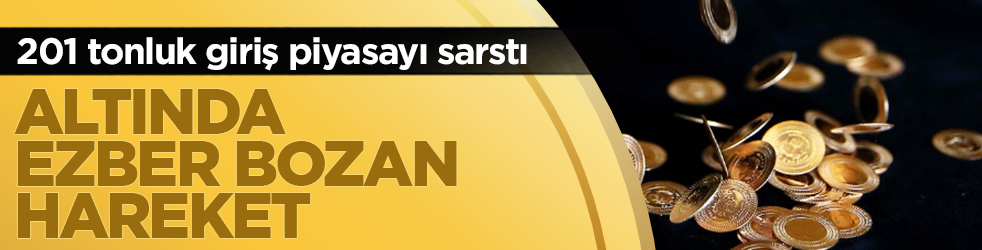 Altında ezber bozan hareket: 201 tonluk giriş piyasayı sarstı