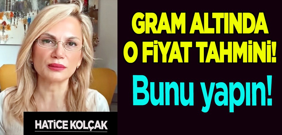 Altında her dediği çıkan Hatice Kolçak bu kez şaşkına çevirdi: Altını olanlar! Cebinizde nakit istiyorsanız...