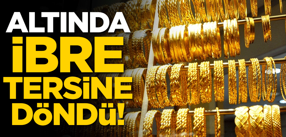 Altında ibre tersine döndü!