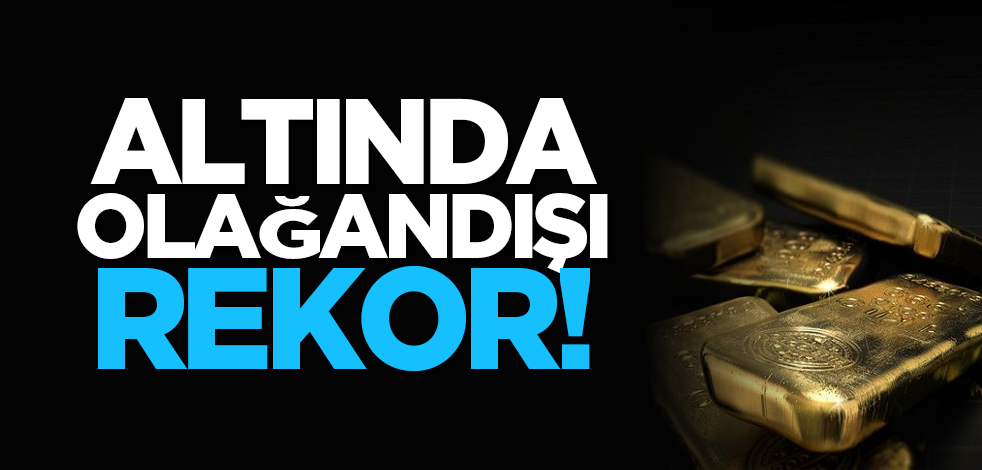 Altında olağandışı rekor!