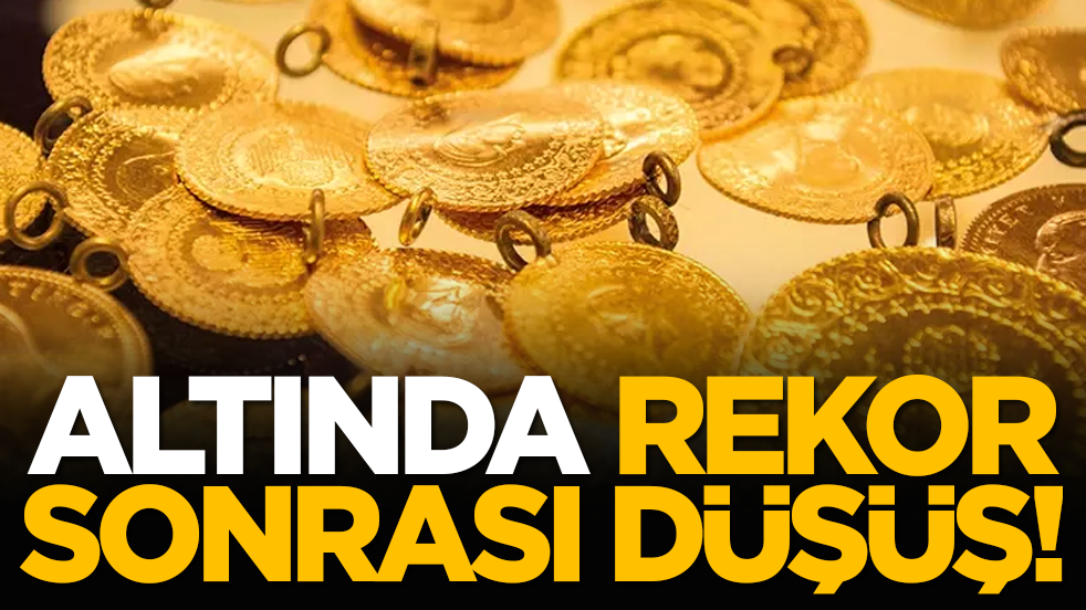 Altında rekor sonrası düşüş!