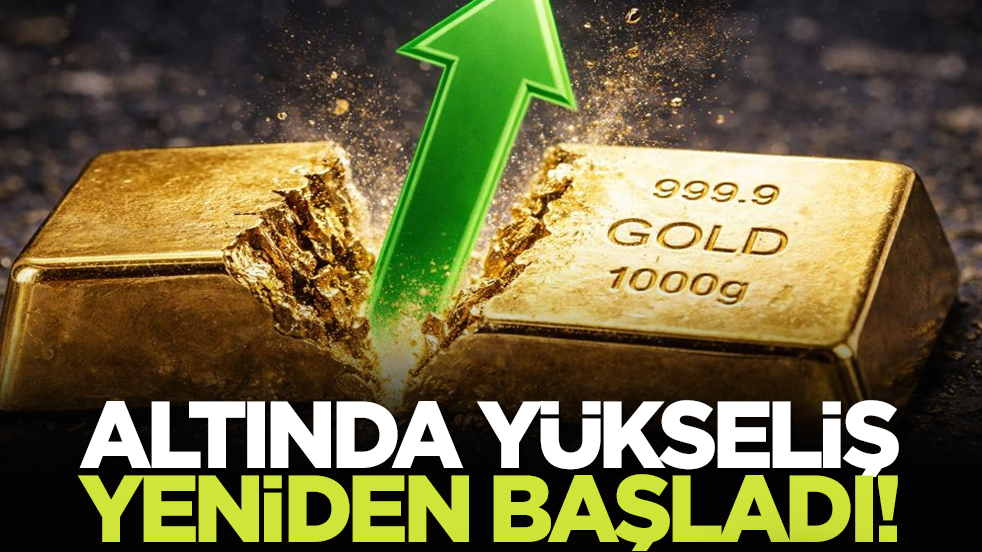 Altında yükseliş yeniden başladı!