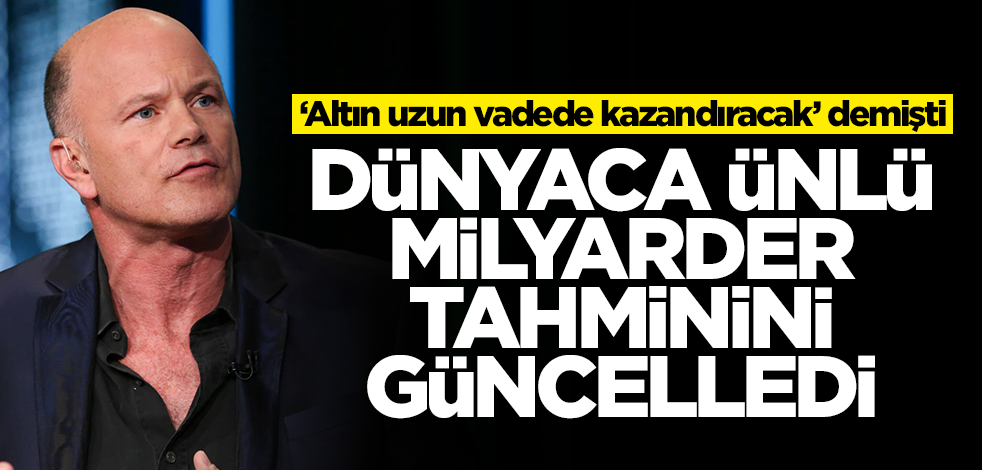 'Altını alan kazanır' diyen dünyaca ünlü milyarder tahminini güncelledi! Bu kez o yatırım aracını işaret etti