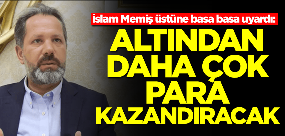 Altını olan dikkat! İslam Memiş bu kez ezber bozdu: Bu yatırım aracı altından daha çok kazandıracak
