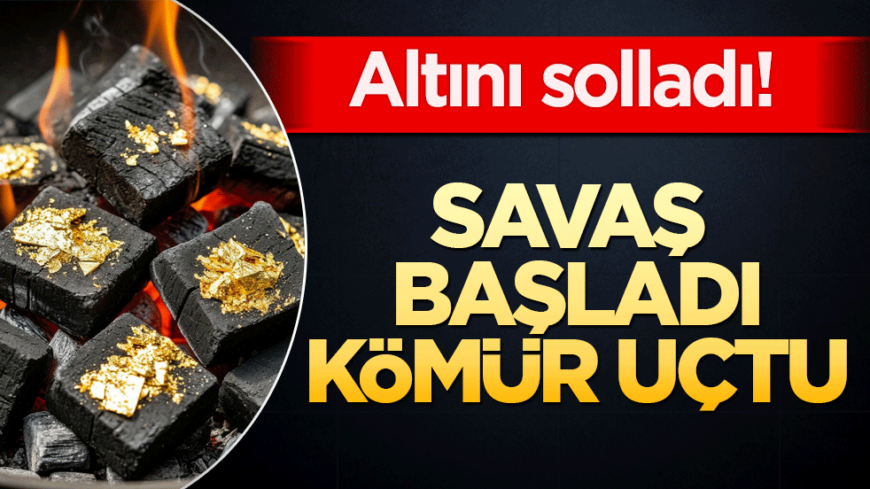 Altını solladı! Savaş başladı kömür uçtu