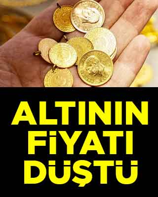 Altının fiyatı düştü