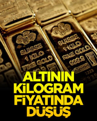 Altının kilogram fiyatında düşüş