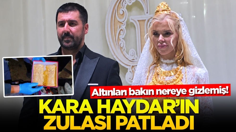 Altınları bakın nereye gizlemiş! Kara Haydar'ın zulası patladı