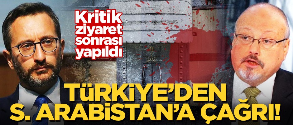 Altun: S. Arabistan, Kaşıkçı'yı öldüren katilleri iade etmeli!
