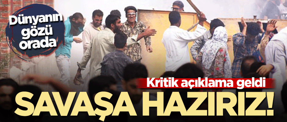 Alvi net konuştu: 'Gerekirse savaşırız!'